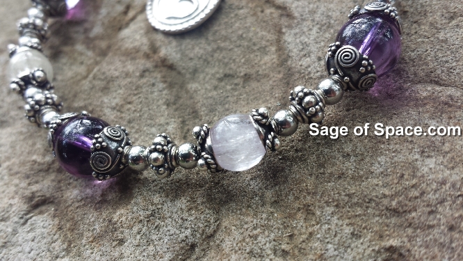 Third Eye Chakra Bracelet - Kunzite Infinity Bracelet