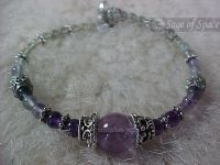 Rainbow Fluorite Third Eye Chakra Bracelet in Rainbow Fluorite - Energy Seer's Bracelet