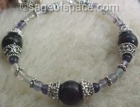 Third Eye Chakra Bracelet -Seers Bracelet in Rainbow Fluorite